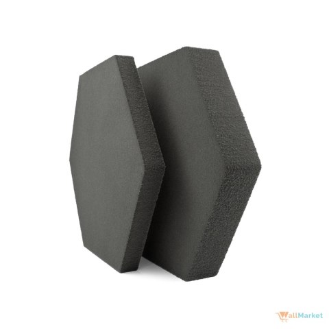 Panel ścienny 3d dekoracyjny piankowy WallMarket Heksagon szary grubość 2,5 cm