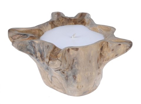 ŚWIECA TEAK ROOT HIGH 35X35X15CM