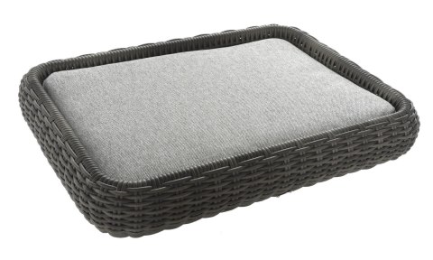 LEGOWISKO DLA PSA L MAJE GREY 60X60X10CM MILOO HOME