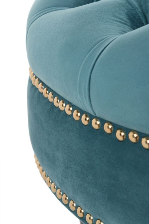 PUFA BAROLLO 70X36CM VELVET TURQUOISE