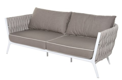 SOFA 2-OSOBOWA KAMPALA WHITE 190X82X65CM