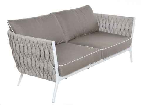 SOFA 2-OSOBOWA KAMPALA WHITE 190X82X65CM