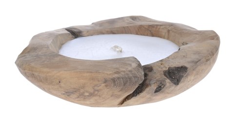 ŚWIECA TEAK ROOT LOW 30X30X8CM